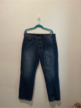 Calvin Klein Men's Dark Blue Relaxed Jeans